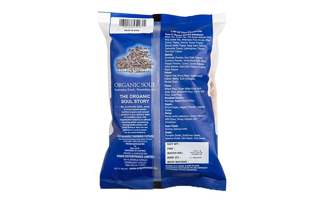 Organic Soul Organic Jaggery    Pack  500 grams